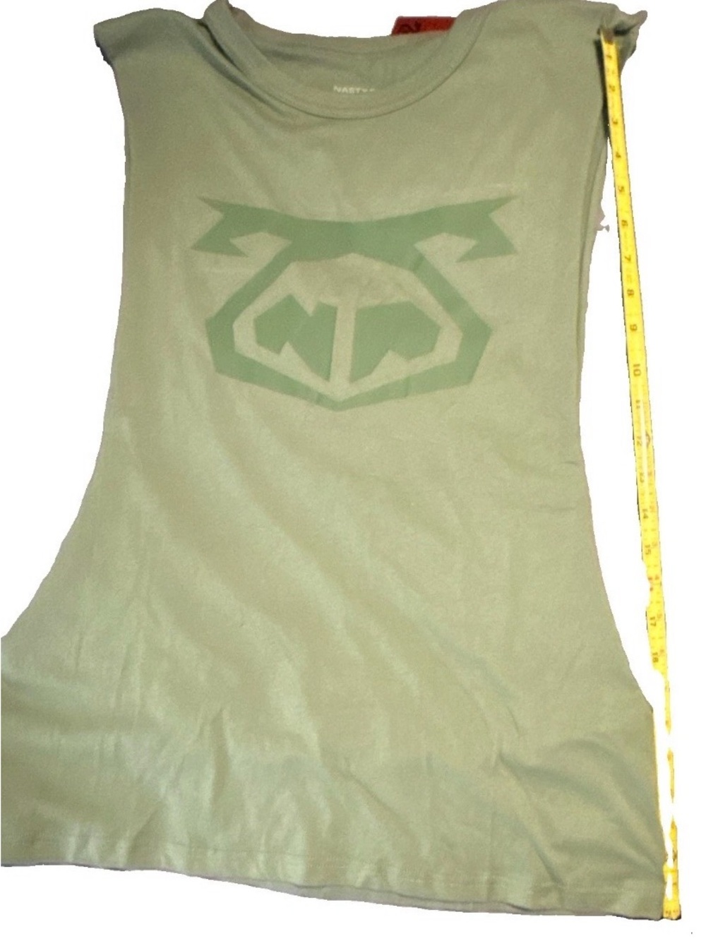 Nasty Pig Green on Green
Graphic Logo Deep
Shredder Tank Top T-shirt- NWT Large - Picture 7 of 10